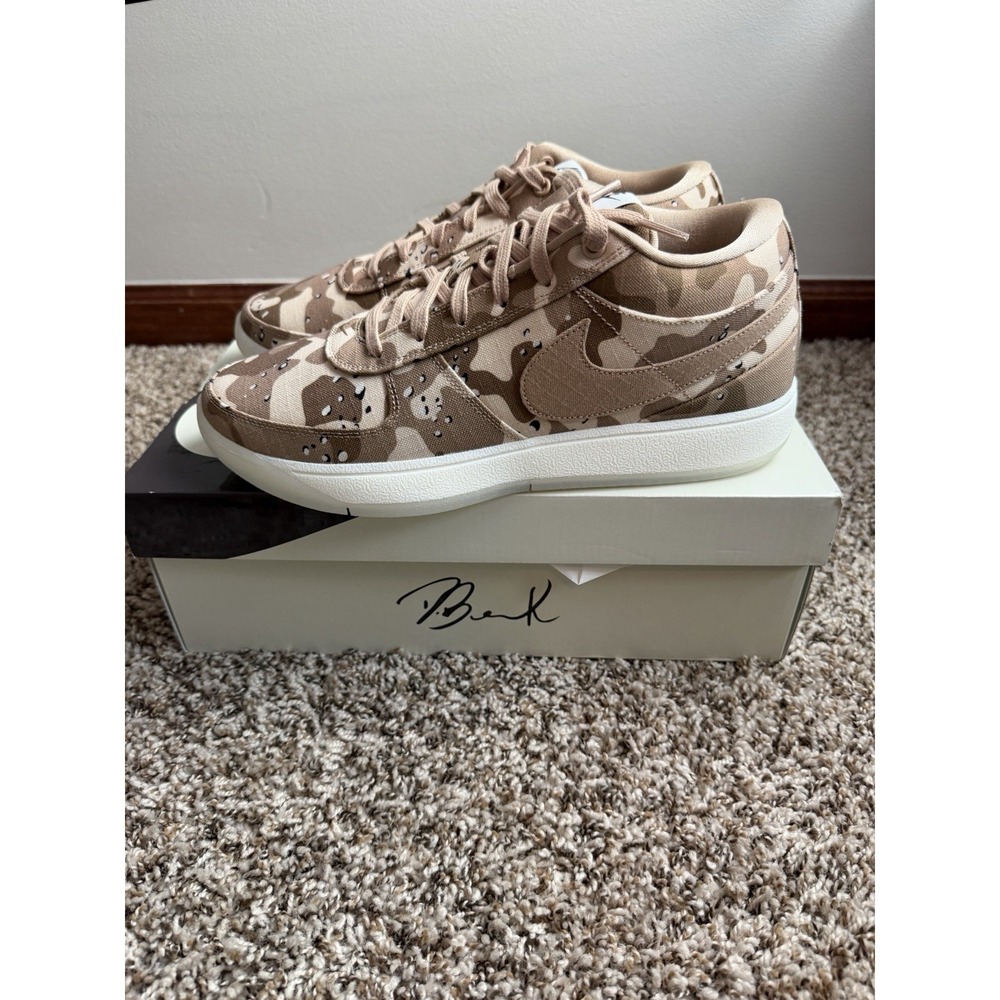 Nike‎ Book 1 Desert Camo Mens Size 10 Sesame Sanddrift White Natural IM1360 200